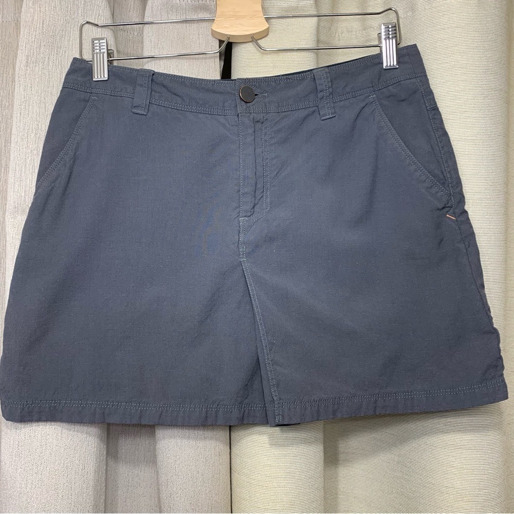 Icebreaker Destiny Skirt Gray Sz 28 Merino Organic Cotton A line Casual Sporty - Picture 15 of 15